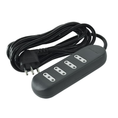 ALARGADOR LX  4 TOMAS NEGRO 1,5 MTS