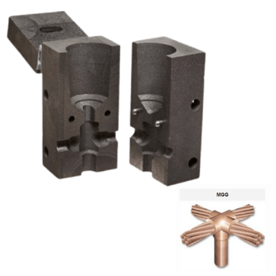 MOLDE SOLDADURA 2AWG TIPO X (CC-X DD)1