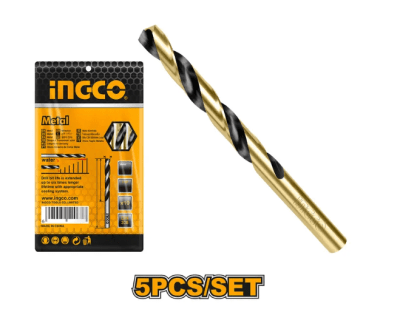 SET INGCO BROCAS P/METAL HSS 1UND 9X125MM