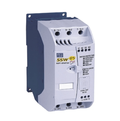 PARTIDOR SUAVE WEG 10HP 7.5KW P/CUADRATICO SSW05 0016 T 2246 SPZ1