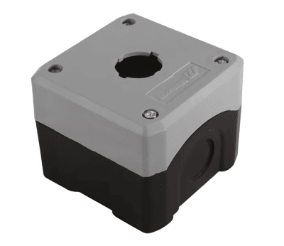 CAJA PVC   1 PERFORACION 22MM PE