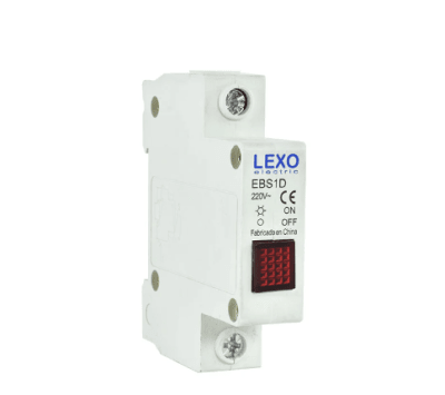 LUZ PILOTO RIEL DIN ROJO 220V LX