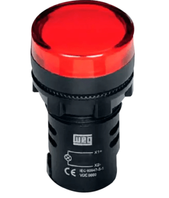 LUZ PILOTO WEG ROJO 24VAC 22MM