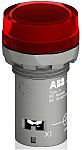 LUZ PILOTO ABB ROJO 220VAC/DC 22MM