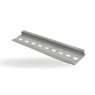 RIEL DIN ALUMINIO  ESPESOR 1MM - 1MT PERFORADO BEKAM