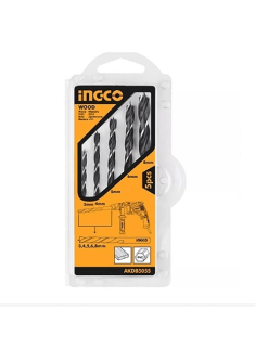 SET INGCO BROCAS P/MADERA 5PZ 3-8MM