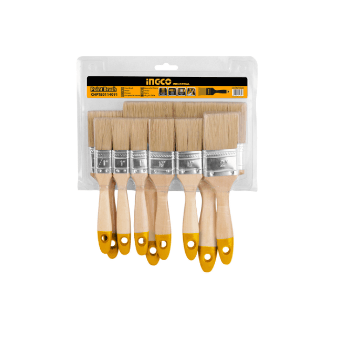 SET INGCO BROCHAS SINTETICAS 9 PIEZAS 1in-4in