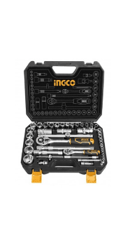 SET INGCO DADOS Y CHICHARRA INDUST. 44 PIEZAS  1/2