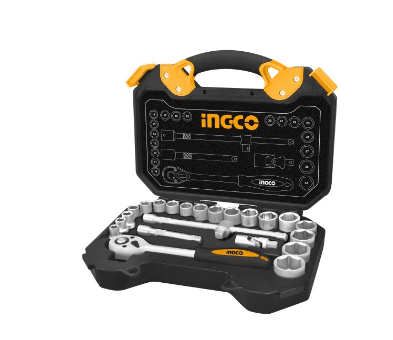 SET INGCO DADOS Y CHICHARRA INDUSTRIAL 25PZ 1/2in