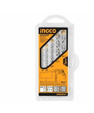 SET INGCO BROCA P/CONCRETO 5PZ 4-10MM