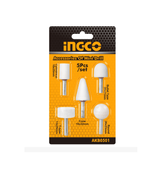 SET INGCO DE 5 PUNTAS MONTADAS P/ESMERIL RECTO1