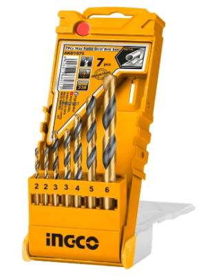 SET INGCO BROCAS P/METAL 7PZ 2-6MM