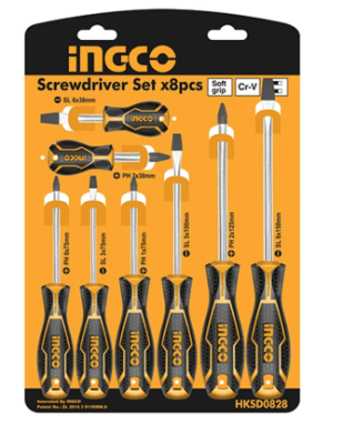 SET INGCO DESTORNILLADOR PH/SL 8PZ