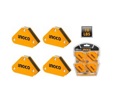 SET INGCO ESCUADRAS MAGNETICAS 4 PIEZAS 10LB1