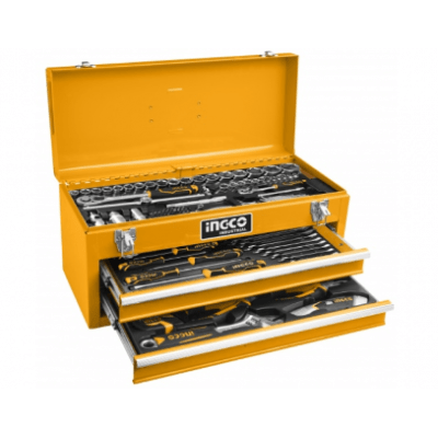 CAJA DE HERRAMIENTAS INGCO METALICA 3 NIVELES 97 PIEZAS