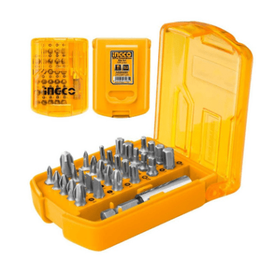 SET INGCO DE PUNTAS+ADAPTADOR 30PZ