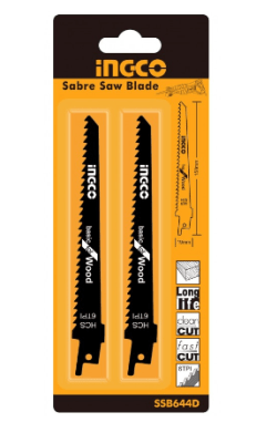 SET INGCO HOJAS SIERRA SABLE P/MADERA 2PZ
