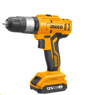 TALADRO INGCO PERCUTOR + 2BATERIAS 1,5AH + 1CARGADOR 12V-10MM1