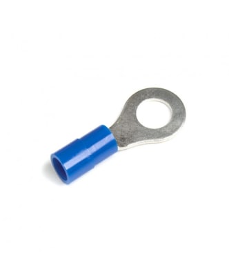 TERMINAL AISLADO ANILLO AZUL 14/16AWG PERF 5.3MM BL100 PE1
