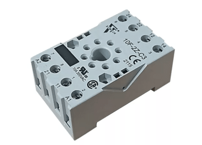BASE RELE 8 PINES COLOR GRIS OCTAL PE
