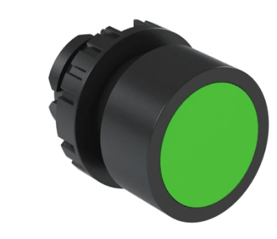 PULSADOR RASANTE VERDE 1NA 22MM WEG1
