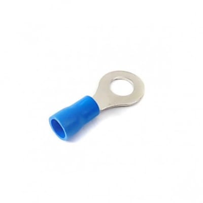 TERMINAL AISLADO ANILLO AZUL 14/18AWG PERF 4.3MM BL100 PE1