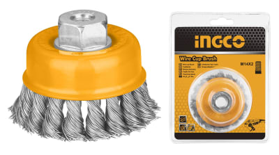 GRATA COPA INGCO METAL TRENZADO M14 75MM