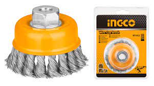 GRATA COPA INGCO METAL TRENZADO M14 125MM1
