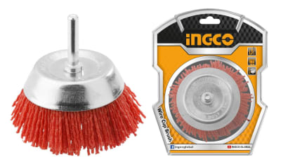 GRATA COPA INGCO NYLON CON VASTAGO 75MM