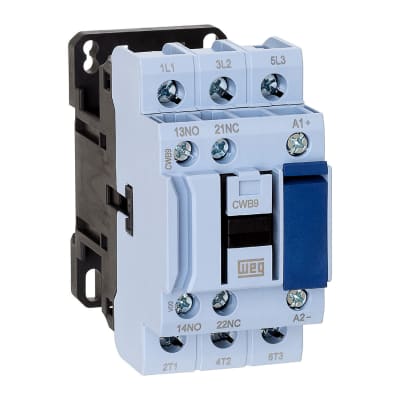 CONTACTOR WEG 3P 9A 24VAC 1NA+1NC CWB