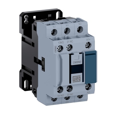 CONTACTOR WEG 3P 18A 24VDC 1NA+1NC CWB