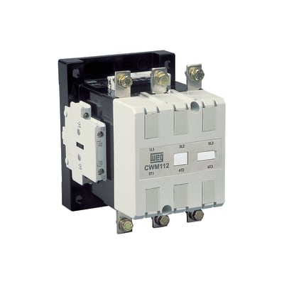 CONTACTOR WEG 3P 112A 220VAC 2NA+2NC CWM