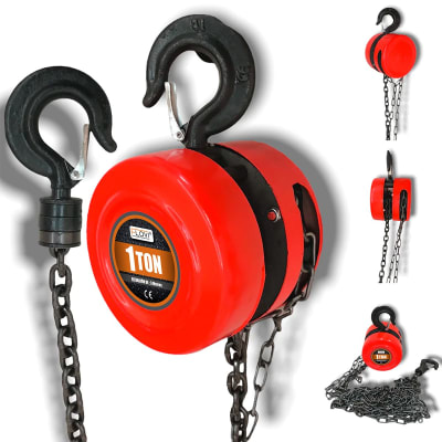 TECLE MANUAL DE 1 TONEL CON CADENA 3MTS
