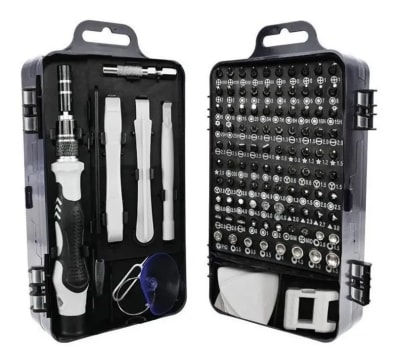 KIT DE DESTORNILLADOR DE PRECISION PROFESIONAL 117 PZS EN 11