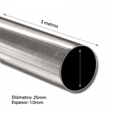 TUBO EMT BEKAM 3M 25MM x 1.2MM