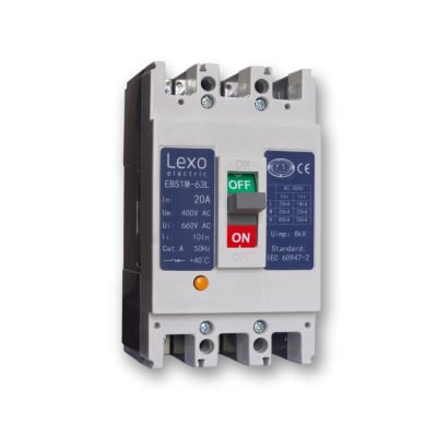 AUTOMATICO LEXO CAJA MOLDEADA 3X20A FIJO 25KA