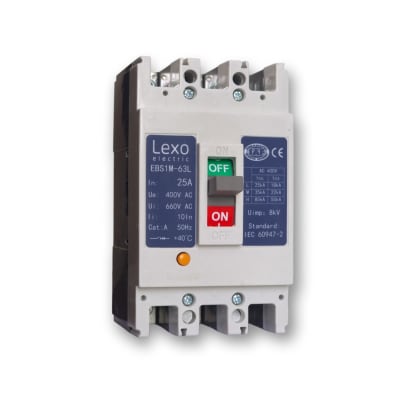 AUTOMATICO LEXO CAJA MOLDEADA 3X25A FIJO 25KA