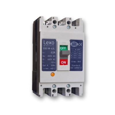 AUTOMATICO LEXO  CAJA MOLDEADA 3X63A FIJO 25KA