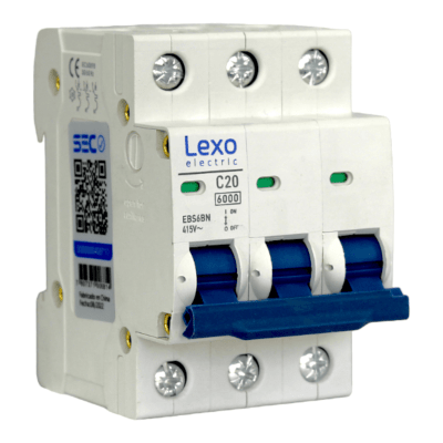 AUTOMATICO LEXO  3X20A C 6KA EBS6BN