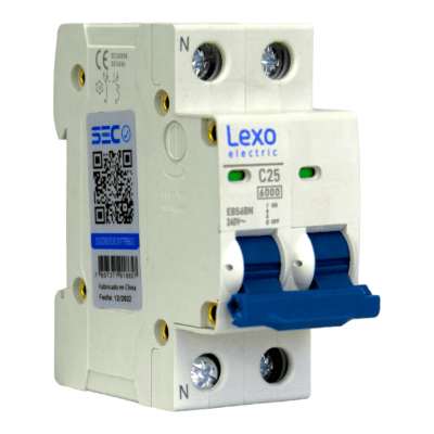 AUTOMATICO LEXO  2X25A C 6KA EBS6BN