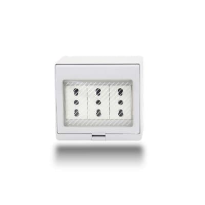 HIDROBOX BEKAM TRIPLE ENCHUFE 10/16A IP551