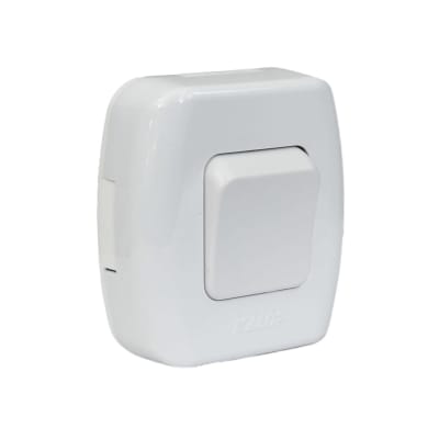 CASQUETE INTERRUPTOR SIMPLE 9/24 COMB. 10A TEKNA BLANCO KALOP