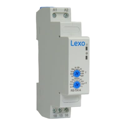 RELE LEXO TEMPORIZADOR CON RETARDO ALA CONEXION RS-TA141