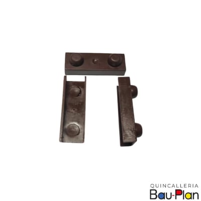 Patín Perforado 15mm Café (Unidad)1