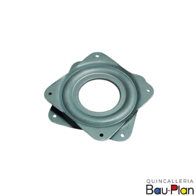 Plato Giratorio  70x70mm Gris (Unidad)1