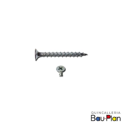 TORNILLO CRS 6x2 (100un)  Rosca Grueza Zinc1