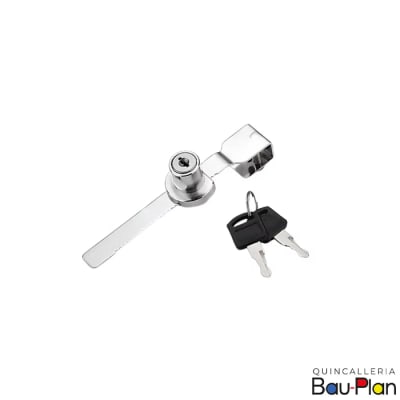 CERRADURA Vitrina Cromada 120mm1