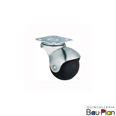 RUEDA GOMA C/BASE 50MM (Unidad)1