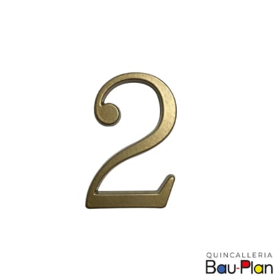 NUMERO 2 Bronceado 7cm1