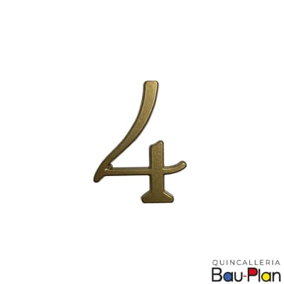 NUMERO 4 Bronceado 7cm1